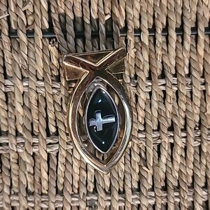 Cross fish belt buckle